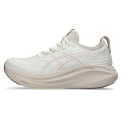 Buty Do Biegania Asics Gel-Nimbus 27 Damskie. Białe buty treningowe ASICS, bez wzorów, bez zapięcia, do biegania. Za 816.15 zł.