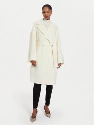 Marella Płaszcz wełniany Marna 2423016011 Écru Regular Fit. Płaszcze Marella, na zimę, bez wzorów, z wełny, bez kaptura. Za 2,999.00 zł.