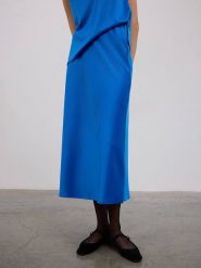 BGN Spódnica w kolorze niebieskim rozmiar: 40. Niebieskie spódnice BGN, na co dzień, bez wzorów, maxi, proste. Za 78.99 zł.