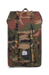 Herschel - Plecak 10014-02232-OS Little America. Zielone plecaki Herschel, bez wzorów, do ręki, bez dodatków. Za 559.99 zł.
