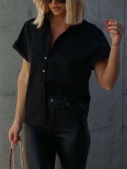 LA Angels Bluzka w kolorze czarnym rozmiar: L. Czarne bluzki LA Angels, l, bez wzorów, z bawełny, bez kołnierzyka, bez ramiączek. Za 114.17 zł.