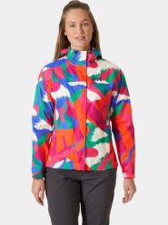 Płaszcz Przeciwdeszczowy Damski Helly Hansen Loke Print. Czerwone płaszcze Helly Hansen, m, bez wzorów, z materiału, bez kaptura. Za 517.65 zł.
