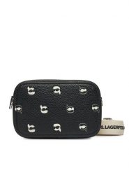 KARL LAGERFELD Torebka A2W30209 Czarny. Czarne listonoszki KARL LAGERFELD, bez wzorów, ze skóry, bez dodatków. Za 499.99 zł.