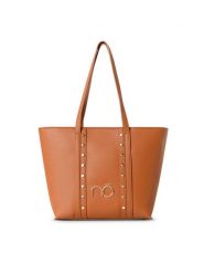 Nobo Torebka BAGP380-K016 Brązowy. Brązowe torebki klasyczne NOBO, bez wzorów, ze skóry, bez dodatków. Za 139.99 zł.