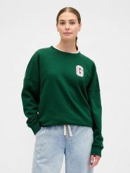 GAP Bluza w kolorze zielonym rozmiar: XXL. Zielone bluzy GAP, xxl, bez wzorów, bez ramiączek, bez kaptura. Za 109.78 zł.