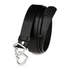Beltimore skórzany pasek damski klamra serca D55 : Kolory - czarny, Rozmiar pasków - r.85-100 cm. Czarne paski bez wzorów, klasyczne. Za 47.90 zł.