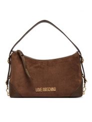 LOVE MOSCHINO Torebka JC4091PP1PLD130A Brązowy. Brązowe torebki klasyczne Love Moschino, bez wzorów, ze skóry, bez dodatków. Za 879.99 zł.