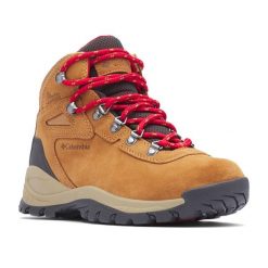 Buty trekkingowe damskie Columbia Newton Ridge Plus WP Amped. Brązowe buty trekkingowe Columbia, bez zapięcia. Za 519.55 zł.