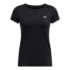 Damski top treningowy Under Armour HeatGear. Białe topy Under Armour, bez wzorów, sportowe, bez kołnierzyka, bez ramiączek. Za 152.95 zł.