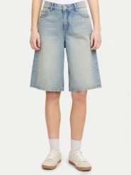 JJXX Szorty jeansowe Laura 12267288 Niebieski Relaxed Fit. Niebieskie szorty JJXX, bez wzorów, z bawełny. Za 129.99 zł.