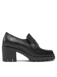 HÖGL Półbuty 8-105403 Czarny. Czarne półbuty wsuwane Högl, bez wzorów, ze skóry, bez obcasa, na obcasie. Za 479.99 zł.