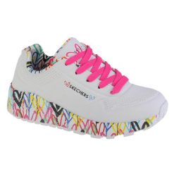 Tenisówki Skechers Model Uno Lite Kolor Biały. Białe trampki Skechers, bez wzorów, z gumy, sportowe, bez zapięcia. Za 317.00 zł.