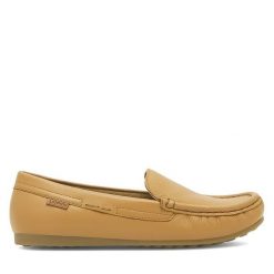 Mokasyny Lasocki. Brązowe mokasyny Lasocki, bez wzorów. Za 113.99 zł.