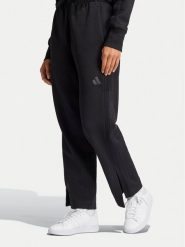 Adidas Spodnie dresowe ALL SZN French Terry 3-Stripes JI9106 Czarny Loose Fit. Czarne spodnie dresowe adidas, bez wzorów, z bawełny. Za 249.99 zł.