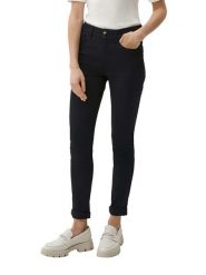 S.Oliver Dżinsy - Skinny fit - w kolorze granatowym rozmiar: 44. Niebieskie jeansy S.Oliver, s, bez wzorów, klasyczne, z podwyższonym stanem. Za 233.95 zł.