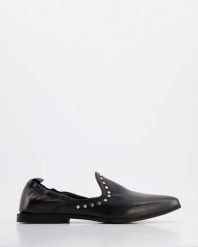 BALERINY Z NITAMI 3194 TEXAS NERO. Baleriny Venezia, bez wzorów, ze skóry, bez obcasa, bez zapięcia. Za 269.00 zł.