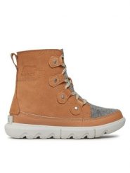 Sorel Śniegowce Explorer Next™ Joan Wp NL5069-253 Brązowy. Brązowe śniegowce Sorel, bez wzorów, ze skóry, bez zapięcia. Za 489.00 zł.