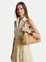 LAUREN RALPH LAUREN Torebka 431P15643001 Beżowy. Brązowe torebki klasyczne Lauren Ralph Lauren, bez wzorów, ze skóry, bez dodatków. Za 1,799.00 zł.