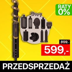 Suszarka wielofunkcyjna 9w1 COBBO D9 SUPREME. Brązowe lokówki COBBO Robotics. W wyprzedaży za 599.00 zł.