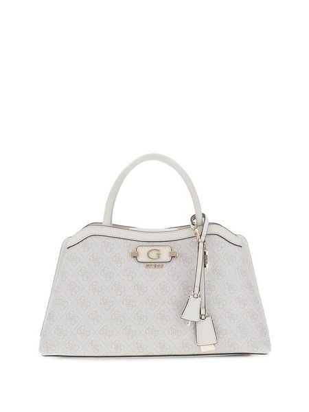 Guess Torebka Lindsey HWSG97 49060 Kremowy. Białe listonoszki Guess, z aplikacjami, ze skóry, bez dodatków. Za 570.99 zł.