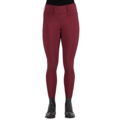 Damskie legginsy jeździeckie z pełną przyczepnością Euro-Star Enforce. Czerwone legginsy EURO-STAR, bez wzorów, z materiału, eleganckie. Za 538.00 zł.