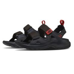 Sandały turystyczne damskie The North Face W Hedgehog III. Czarne sandały TNF, bez wzorów, bez obcasa, bez zapięcia. Za 270.00 zł.