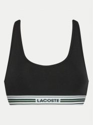 Lacoste Biustonosz top IF8179 Czarny. Czarne biustonosze Lacoste, m, bez wzorów, z bawełny, bez kołnierzyka, bez ramiączek. Za 119.99 zł.