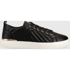 Aldo sneakersy Dilathielle kolor czarny. Czarne buty sportowe lifestyle Aldo, bez wzorów, z gumy, sportowe, z okrągłym noskiem, bez zapięcia. W wyprzedaży za 199.99 zł.