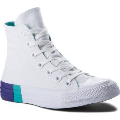Trampki CONVERSE - Ctas Hi 159519C White/Enamel Aqua/Court Purple. Trampki sportowe marki Converse. W wyprzedaży za 219.00 zł.