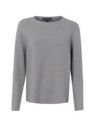 Franco Callegari Sweter z dzianiny Kobiety Bawełna szary, L. Szare swetry Franco Callegari, l, bez wzorów, z bawełny, eleganckie, bez ramiączek. Za 249.95 zł.