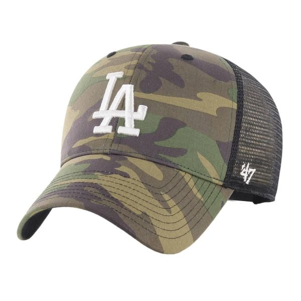 Czapka z daszkiem 47 Brand MLB Los Angeles Dodgers Camo Branson MVP. Zielone czapki z daszkiem 47 Brand, na wiosnę, bez wzorów. Za 119.00 zł.