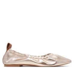 Baleriny Pepe Jeans. Żółte baleriny Pepe Jeans, bez wzorów, z jeansu, bez obcasa, bez zapięcia. Za 209.99 zł.