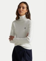 Polo Ralph Lauren Golf 211959287003 Biały Regular Fit. Białe swetry Polo Ralph Lauren, l, bez wzorów, z bawełny, bez ramiączek. Za 949.99 zł.
