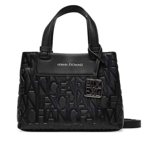 Torebka Armani Exchange. Czarne torebki klasyczne Armani Exchange, bez wzorów, klasyczne, bez dodatków. Za 554.99 zł.