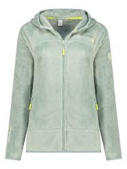 ANAPURNA Kurtka polarowa "Uternel" w kolorze zielonym rozmiar: XL. Zielone kurtki ANAPURNA, xl, bez wzorów, z polaru, bez kaptura. Za 82.99 zł.