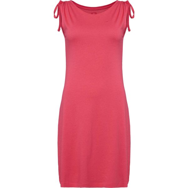 Sukienka damska LOAP Asanura róż XS. Czerwone sukienki Lolë, na co dzień, xs, bez wzorów, eleganckie, bez kołnierzyka, bez ramiączek, sportowe. Za 153.99 zł.