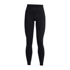 Legginsy Motion Damskie (Czarny). Białe legginsy Under Armour, bez wzorów, z materiału. Za 318.99 zł.