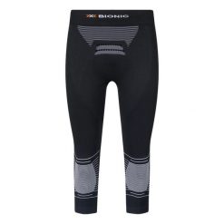 Legginsy termoaktywne damskie 3/4 X-Bionic Energizer 4.0 Opal Black. Czarne bielizna termoaktywna damska XBIONIC, bez wzorów, bez ramiączek, trekkingowe. Za 489.99 zł.