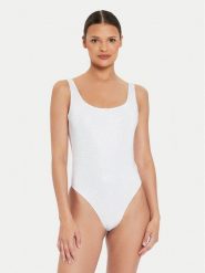 Guess Strój kąpielowy One Piece E4YJ04 KCDW0 Biały. Białe stroje jednoczęściowe Guess, z aplikacjami, z syntetyku. Za 299.99 zł.