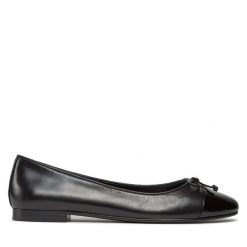 Baleriny Tory Burch. Czarne baleriny Tory Burch, bez wzorów, bez obcasa, bez zapięcia. Za 809.99 zł.