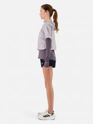 Kurtka przeciwwiatrowa krótka Damska Bieganie VENTIL WINDBREAKER. Szare kurtki do biegania BODYCROSS, na zimę, m, bez wzorów, z materiału, z kapturem, do biegania. Za 490.99 zł.