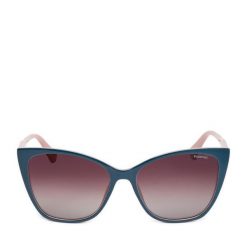 Okulary przeciwsłoneczne Polaroid. Zielone okulary przeciwsłoneczne Polaroid, bez wzorów. Za 159.99 zł.