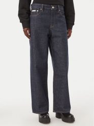 Calvin Klein Jeans Jeansy LV047H794G Granatowy Baggy Fit. Niebieskie jeansy Calvin Klein Jeans, bez wzorów, z bawełny. Za 449.99 zł.