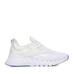 Buty na siłownię Reebok. Zielone buty treningowe Reebok, bez wzorów, bez zapięcia, na fitness i siłownię. Za 299.99 zł.
