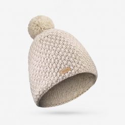 Czapka narciarska dla dorosłych Wedze Timeless 500. Czerwone czapki zimowe WED'ZE, bez wzorów, z dzianiny, sportowe. Za 69.99 zł.
