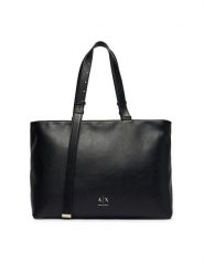 Armani Exchange Torebka XW002988 AF19902 UC001 Czarny. Czarne shopper bag Armani Exchange, bez wzorów, ze skóry, bez dodatków. Za 729.99 zł.