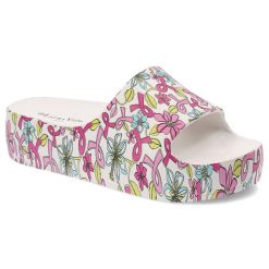 Różowe Stylowe Klapki Laura Vita Modne Buty Damskie. Czerwone klapki LAURA VITA, bez wzorów, eleganckie, bez obcasa, bez zapięcia. Za 139.00 zł.