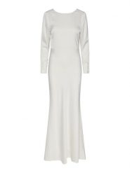 YAS Sukienka wieczorowa 26030293 Biały Regular Fit. Białe sukienki YAS, l, bez wzorów, z syntetyku, wizytowe, bez kołnierzyka, bez ramiączek. Za 599.99 zł.