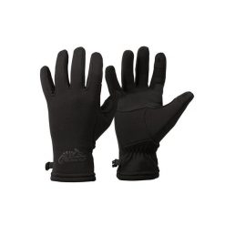 Rękawice turystyczne jesienno zimowe Tracker Outback. Czarne rękawiczki HELIKON-TEX, bez wzorów, z tkaniny, sportowe. Za 109.99 zł.