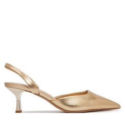 Czółenka Aldo. Żółte czółenka Aldo, bez wzorów, bez obcasa, bez zapięcia. Za 339.99 zł.